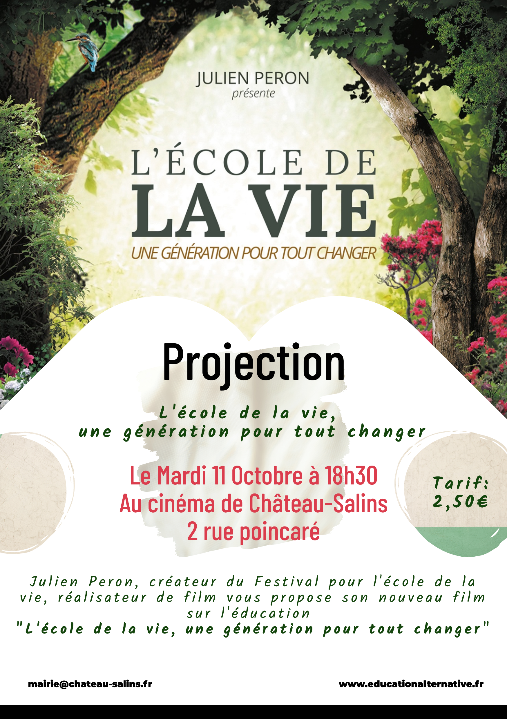 l'école de la vie projection