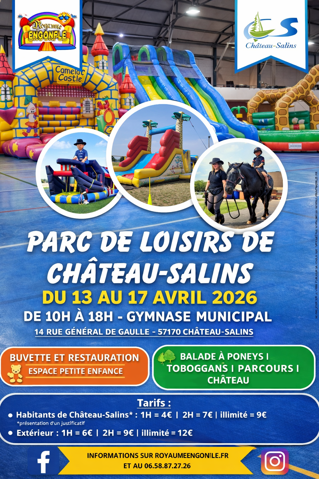 Affiche parc chateau salins